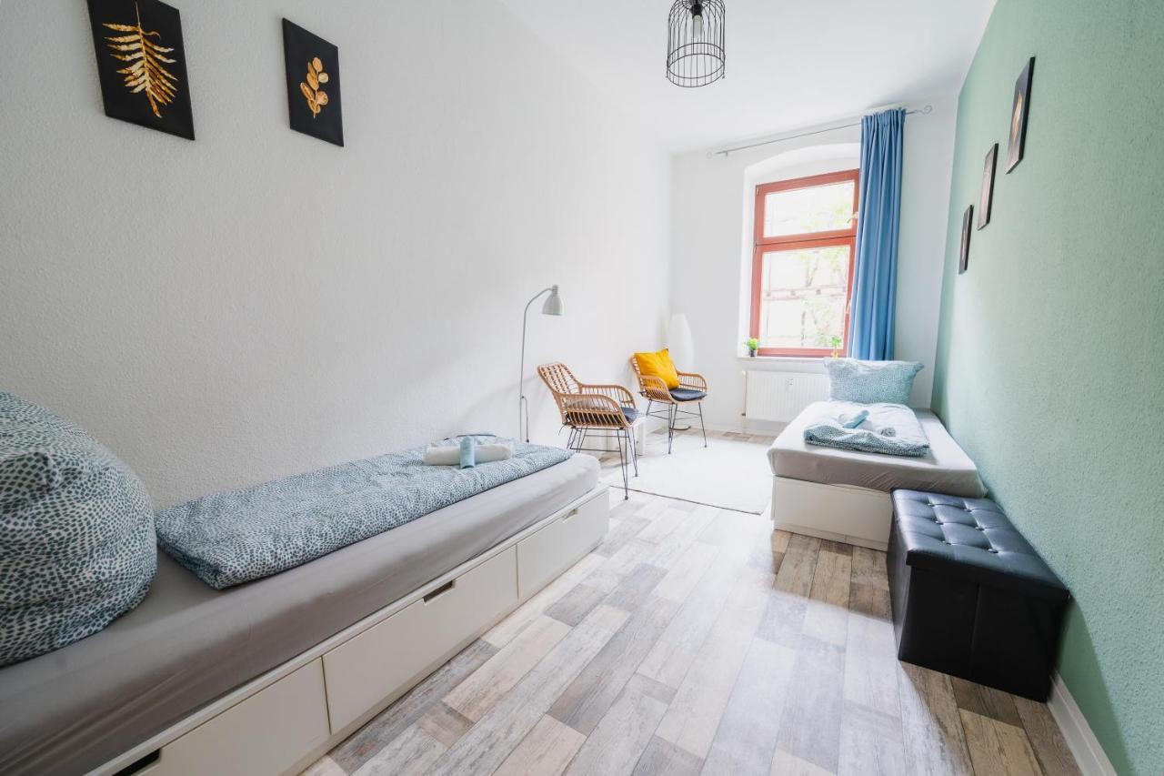 Blue Chili 08 - Magdeburg 2-Zimmer Altbau, Wi-Fi, 5 Pax المظهر الخارجي الصورة