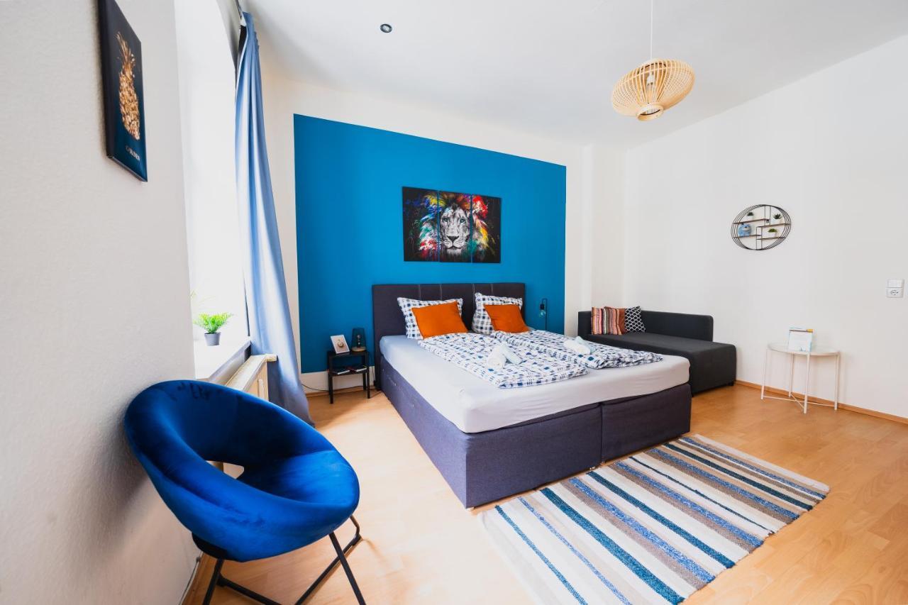 Blue Chili 08 - Magdeburg 2-Zimmer Altbau, Wi-Fi, 5 Pax المظهر الخارجي الصورة